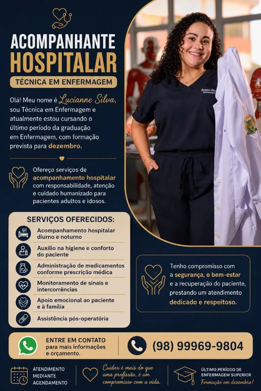 Sou acompanhante hospitalar 