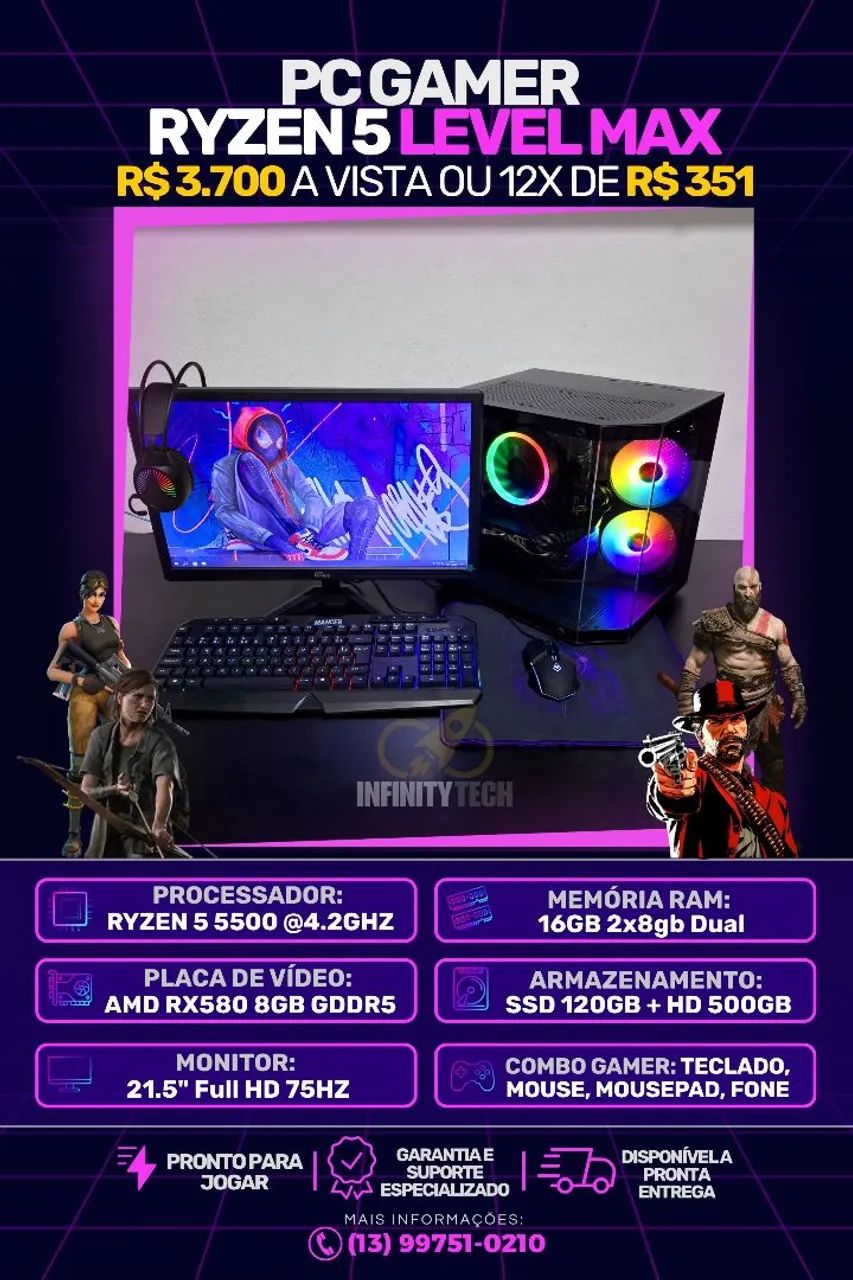 PC Gamer Novos - Foto 5