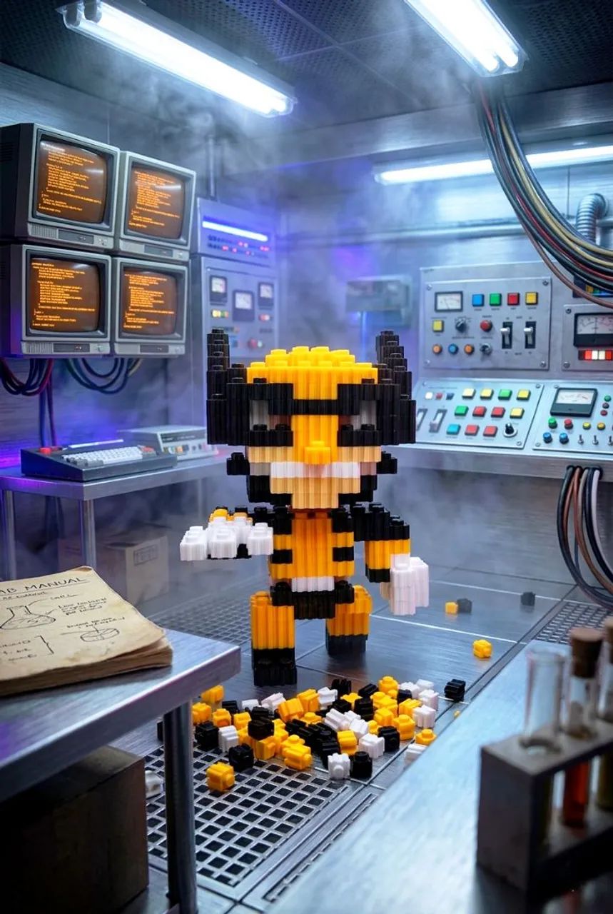Boneco Blocos de Montar | Wolverine  - Foto 5