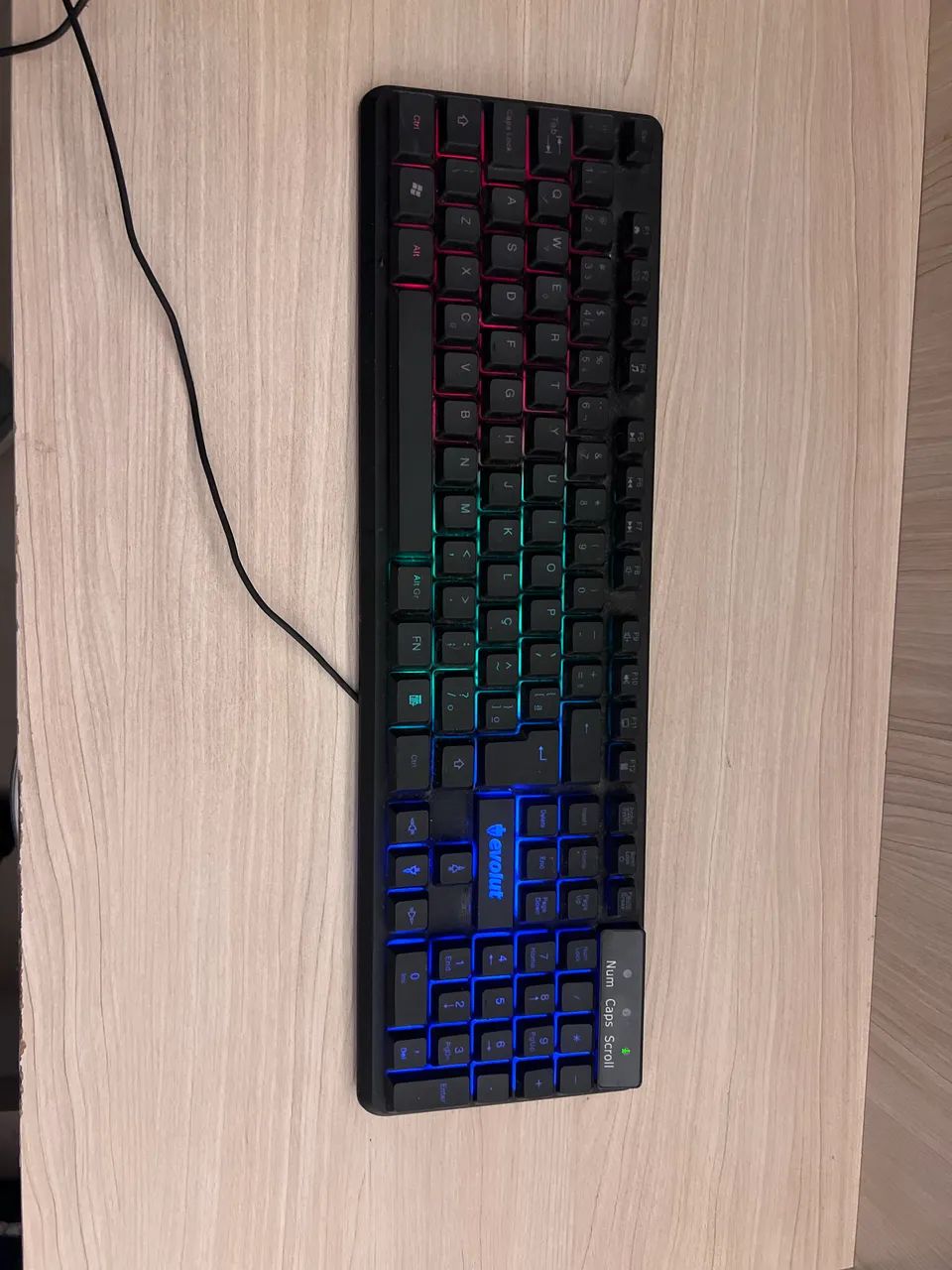TECLADO EVOLUT COM LUZ DE LED  - Foto 3