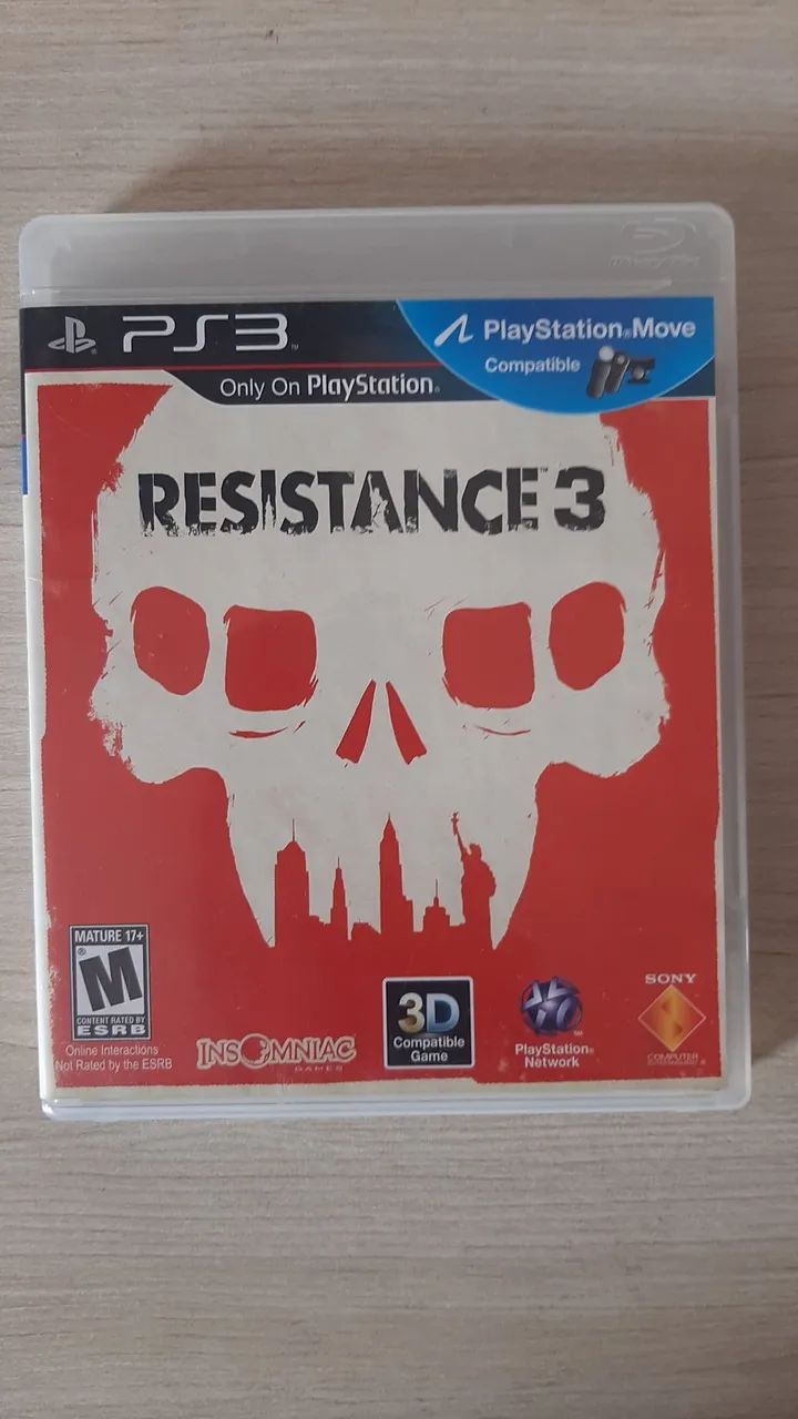 Resistance 3 ps3 - Jogos de Vídeo Game - São Braz, Curitiba