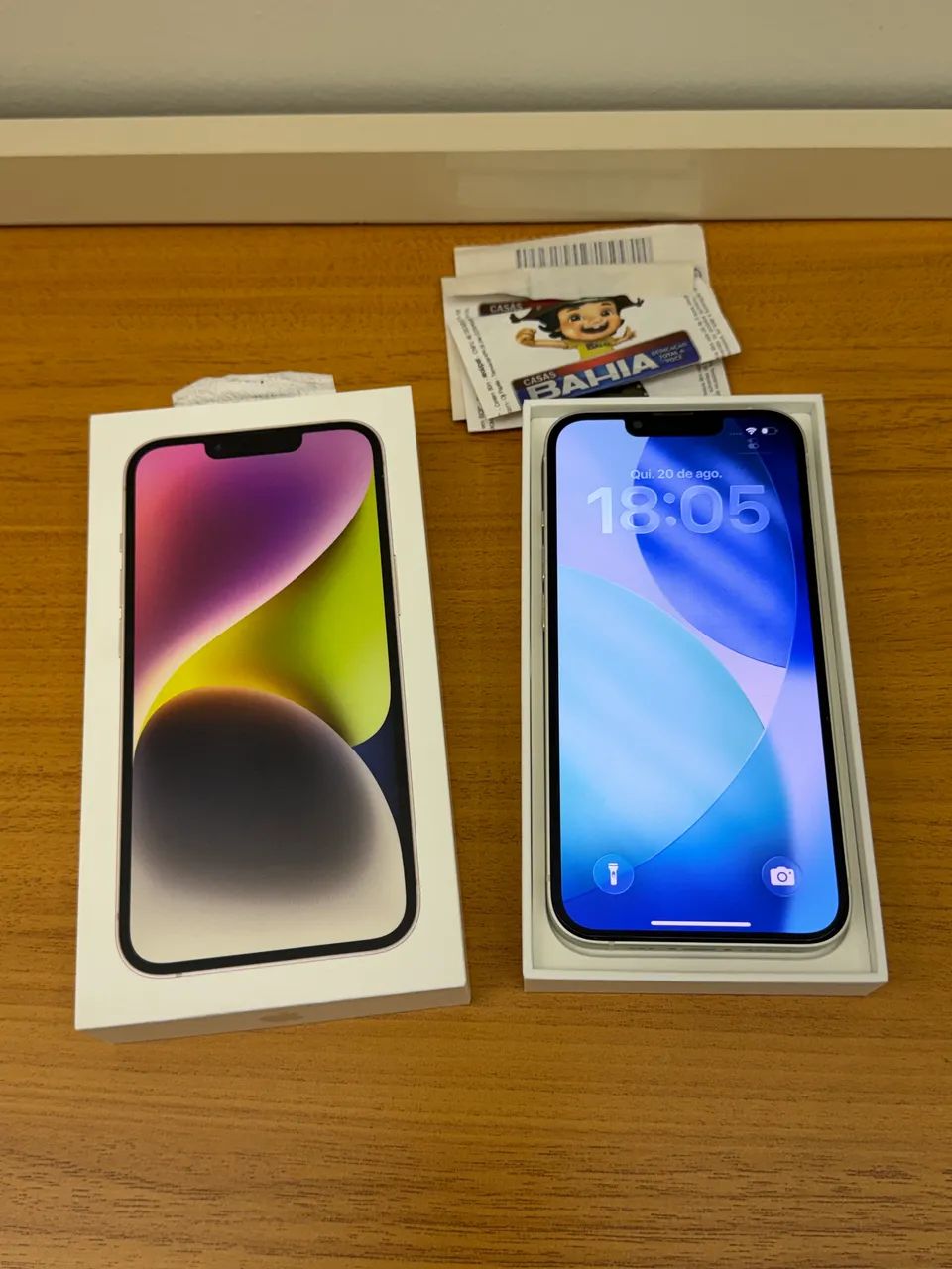 iPhone 14 128GB Branco C/ Caixa + NF - Foto 3