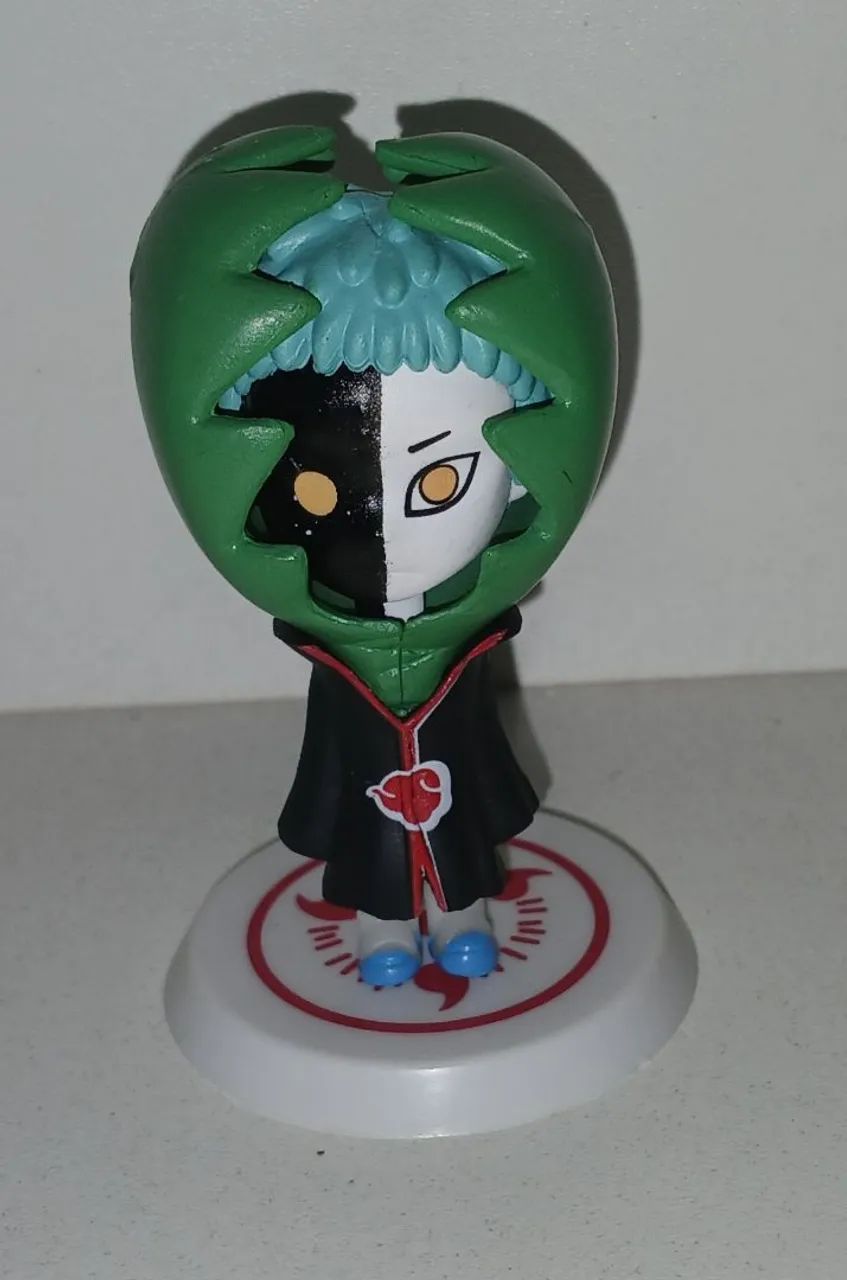 BONECO MINIATURA NARUTO SHIPPUDEN AKATSUKI ZETSU