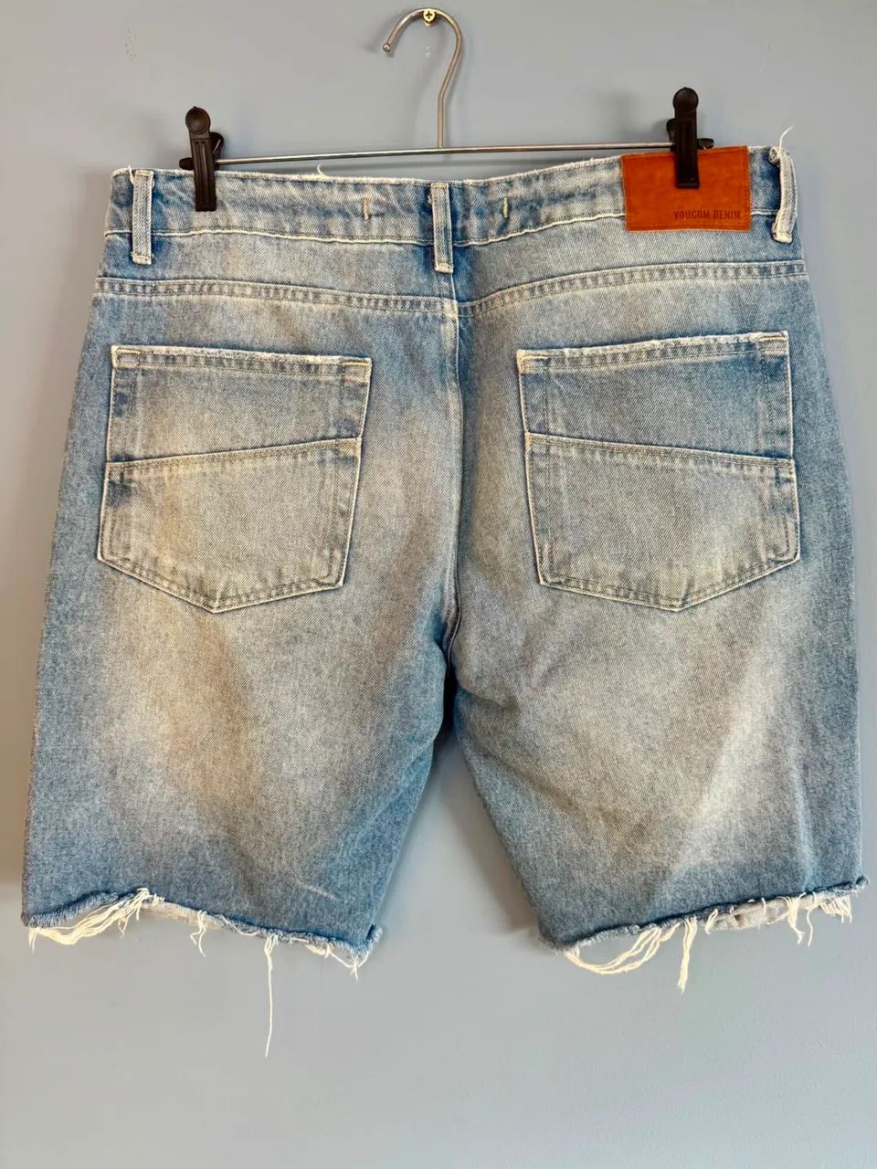 Bermuda jeans masculina Youcom TAM 42 - Foto 4