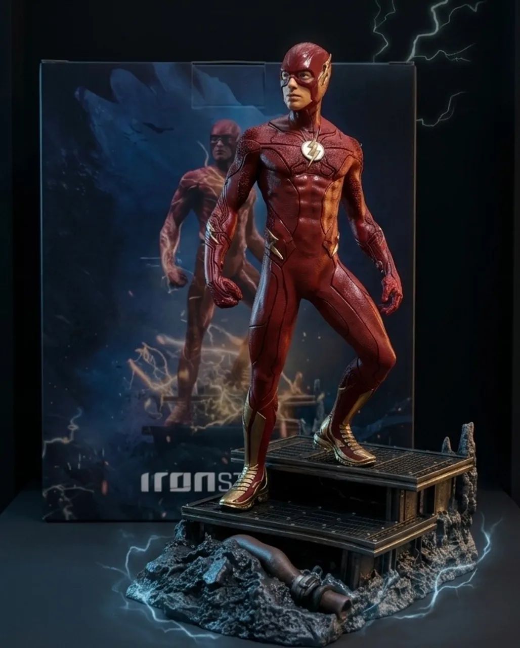 Estátua Flash Iron Studios - Foto 2