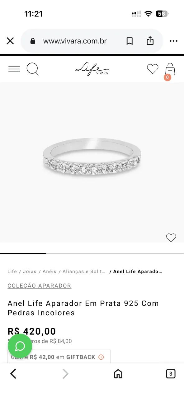 Anel Life Vivara  - Foto 3