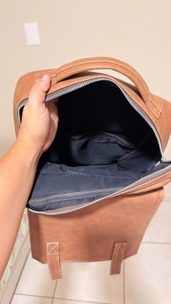 Mochila de couro - Foto 3