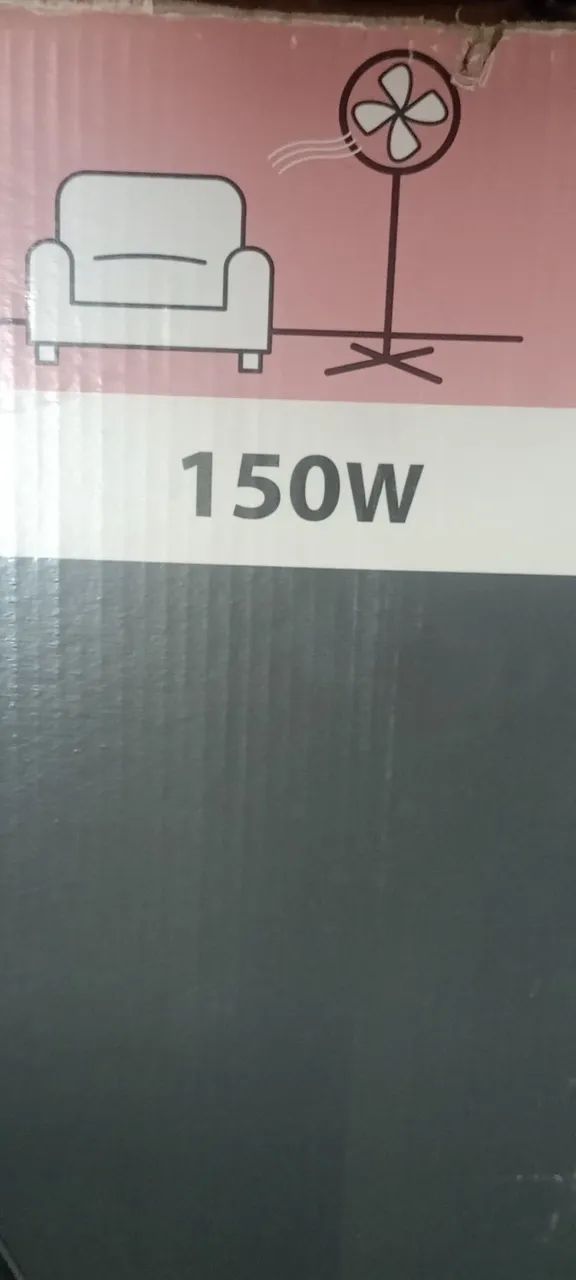 Circulador De Ar Turbo Ventilador 50cm 150w 127v - Black - Equation - Foto 5