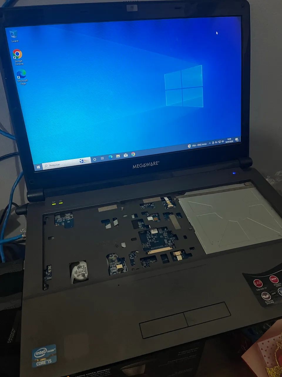 Notebook Megaware Intel Core i5 2410M, 4GB RAM, 500GB HD