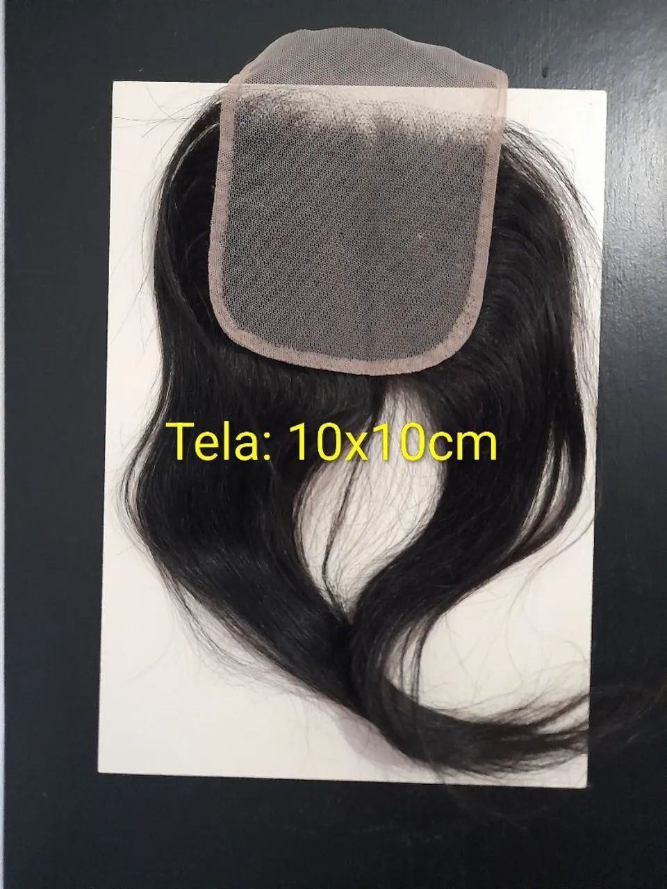 Top Closure Cabelo Humano Nova