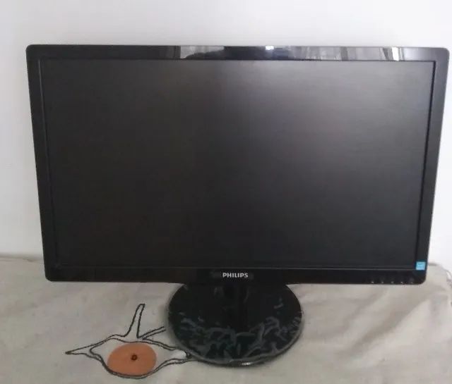 Monitor 24 polegadas Phillips - Com pequeno defeito (Desliga sozinho) - Foto 5
