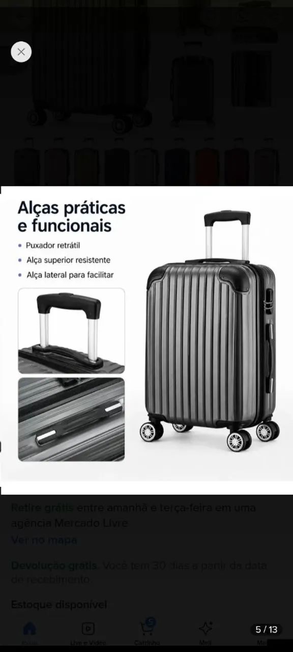 Malas 10 kilos a bordô  - Foto 5