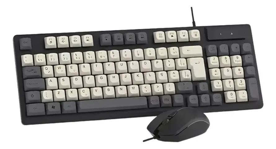 Kit Gamer Teclado Semi-mecânico E Mouse 1200 Dpi Novo