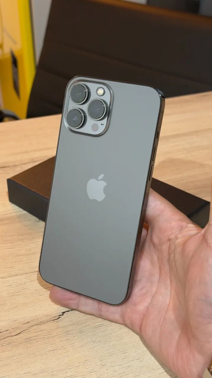 iPhone 13 ProMax グラファイト 128gb iPhone 13 Pro Max 128GB Graphite - Loja física! Com 90 dias de