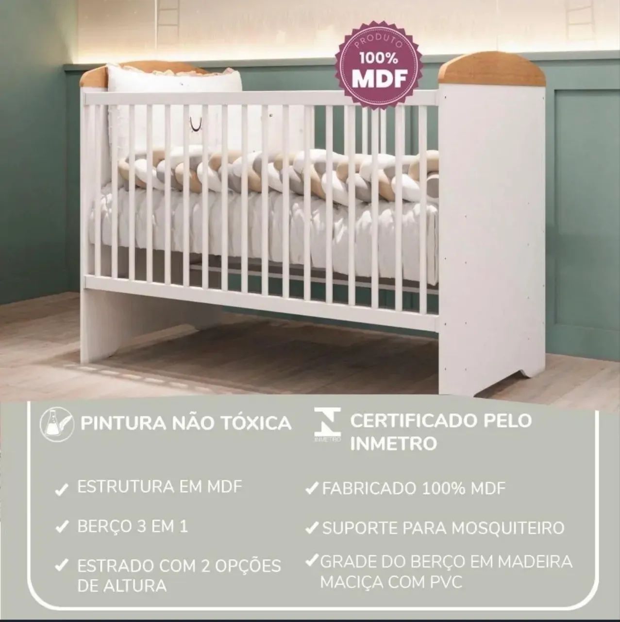 Berço americano 3x1
