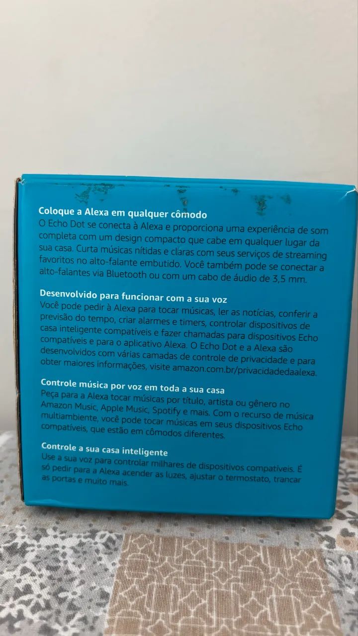 Alexa Echo Dot 3ª Geração Amazon  - Foto 3