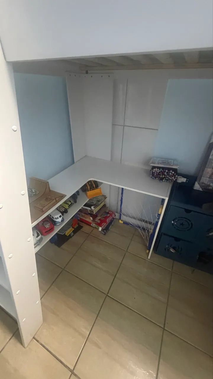 Cama infantil com guarda roupa  - Foto 5