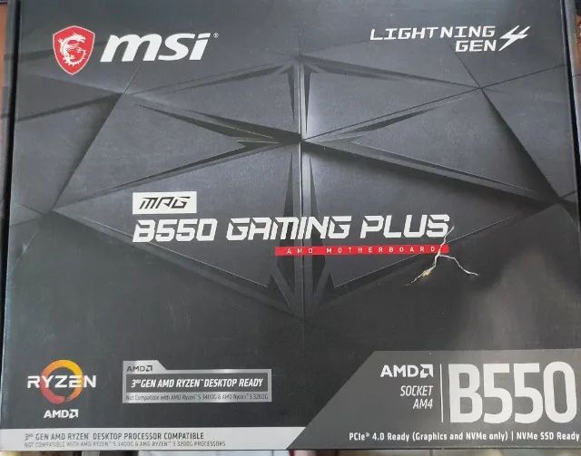 PLACA MÃE MSI MPG  B550 GAMING PLUS