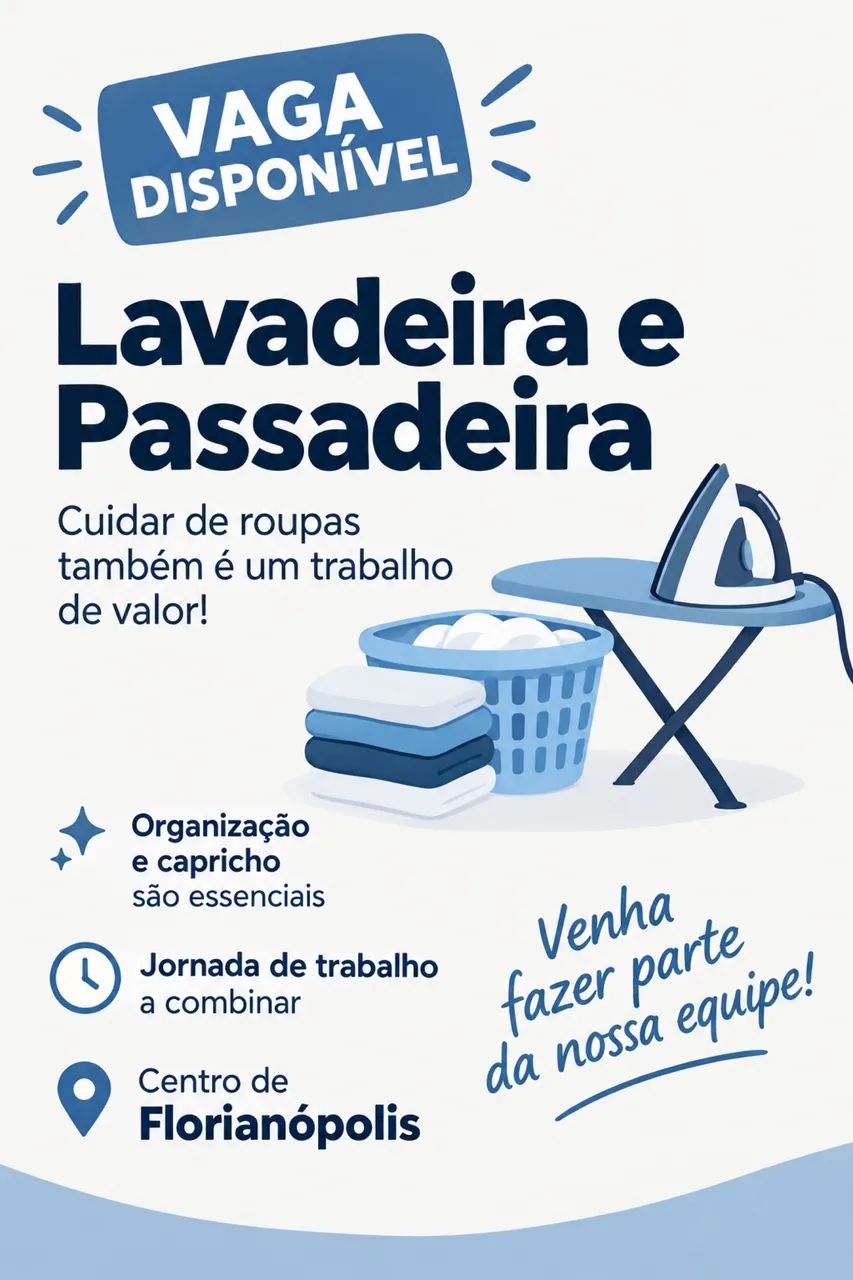 Vaga Lavadeira e passadeira - Foto 2