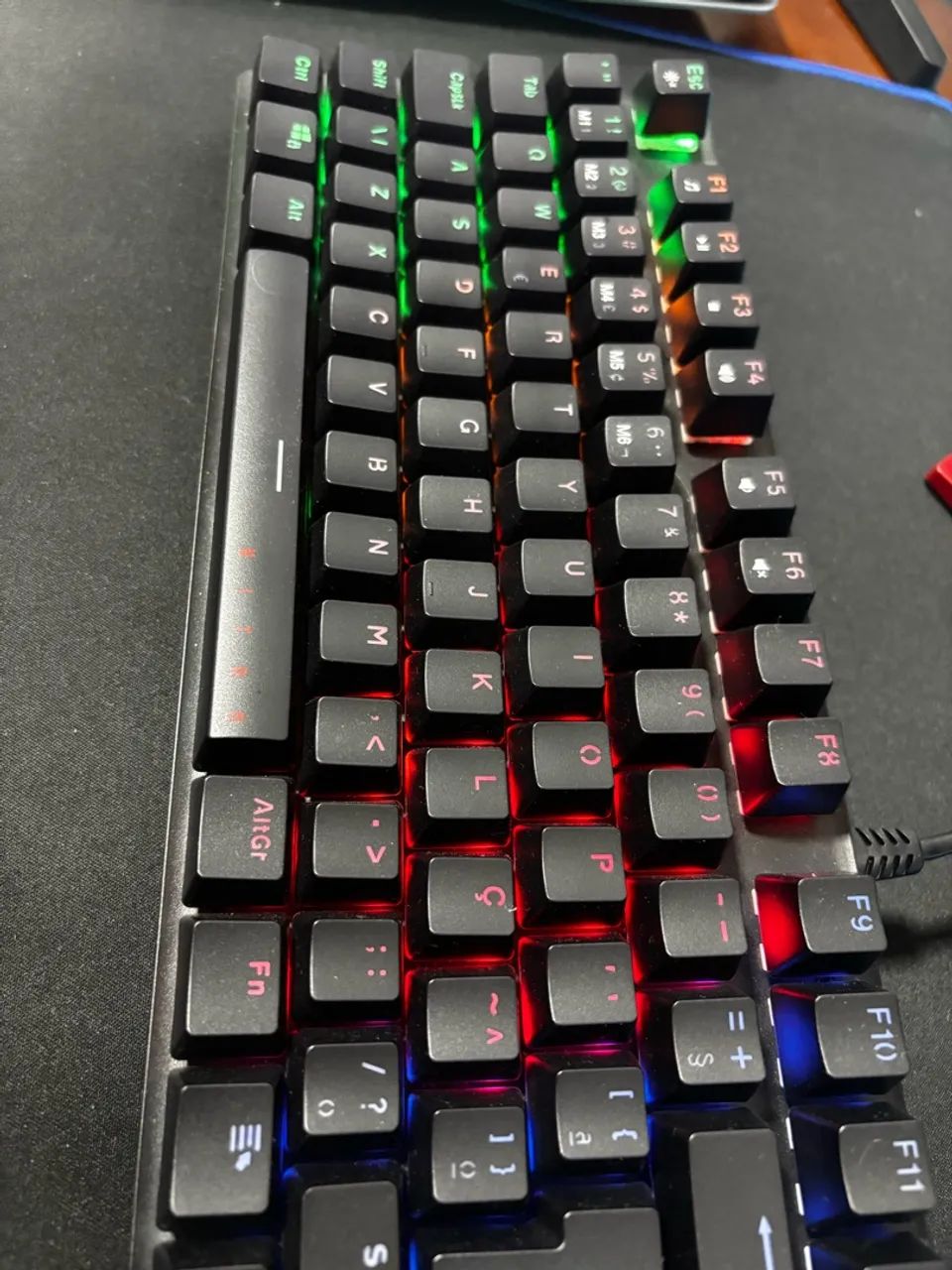 Kit teclado mecânico e mouse gamer - Foto 2