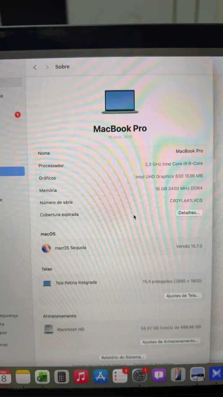 MacBook Pro 15? 2019 i9 16gb/512gb - Foto 2