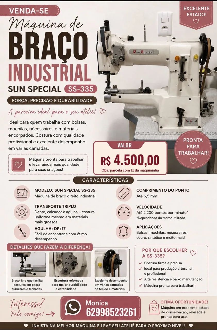 Máquina de braço  - Foto 4