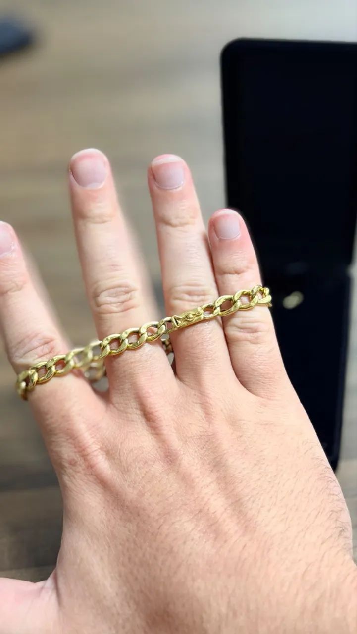 Pulseira ouro 18k 10g