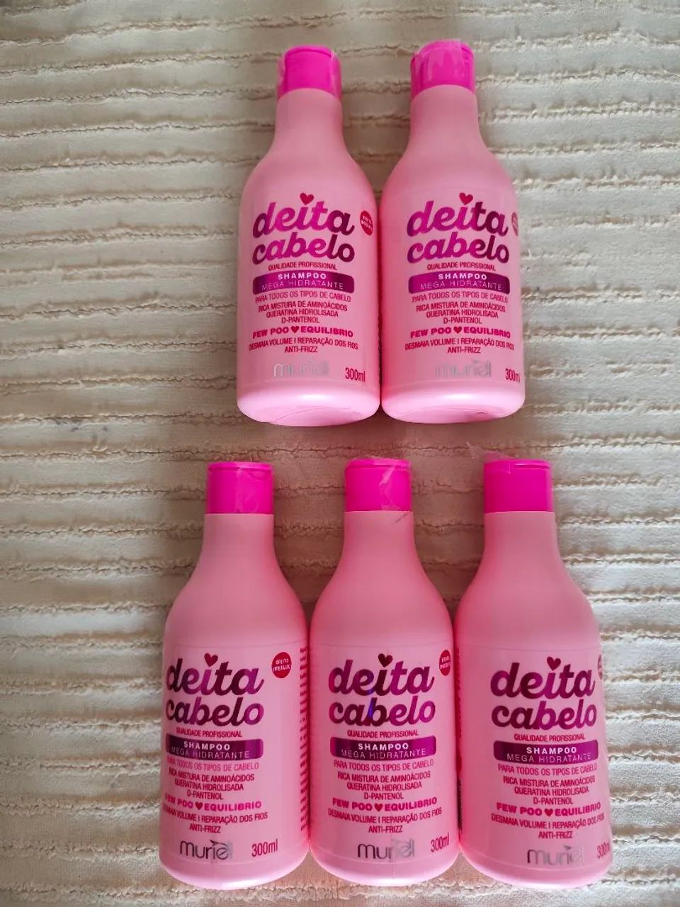 Shampoo para cabelos 300 ml novo 