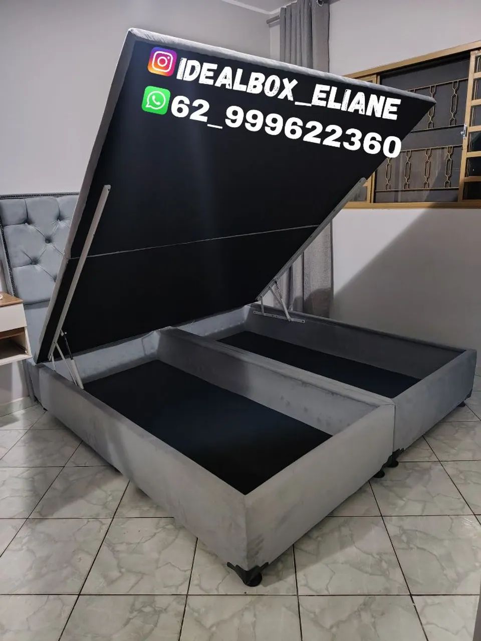 Box baú super king 193×203 - Mega espaçoso - Foto 3