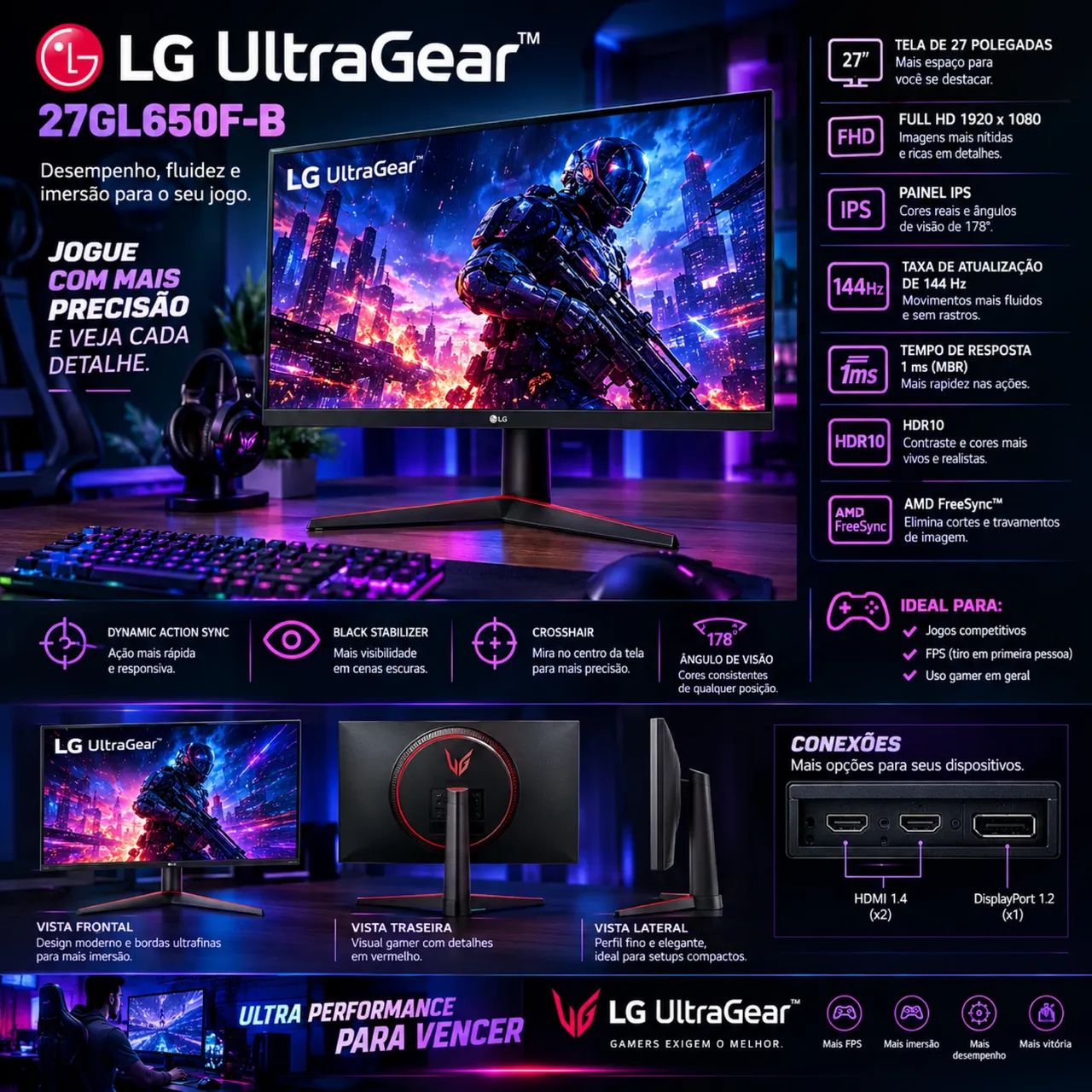 Monitor 27 LG 