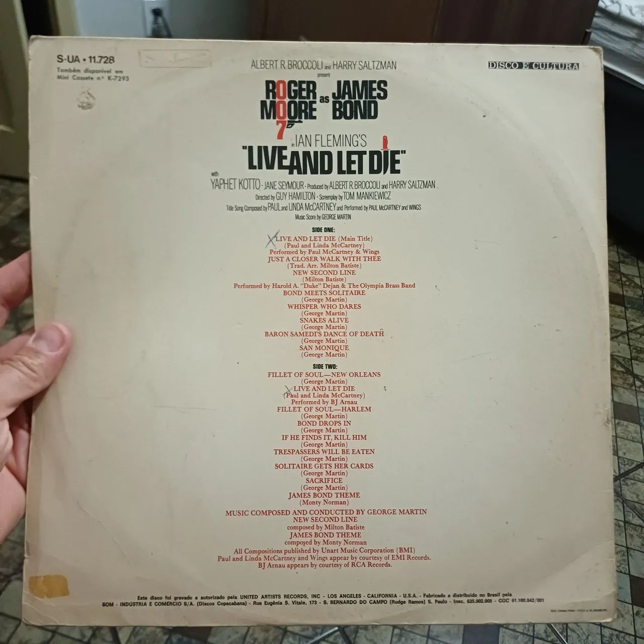 Lp vinil 007 live and let die com Paul McCartney  - Foto 2