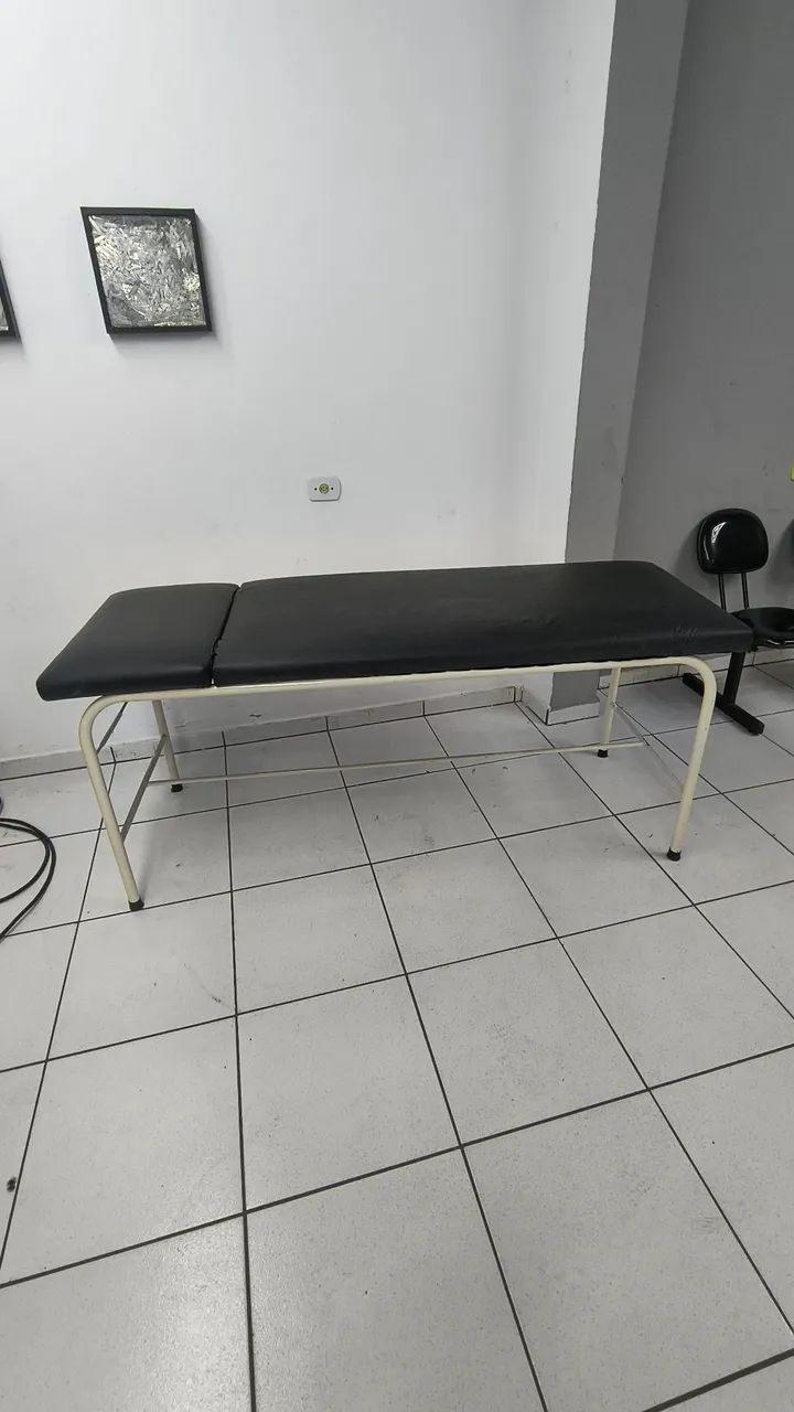 Maca Tubular Com Cabeceira Regulável  + Escada 