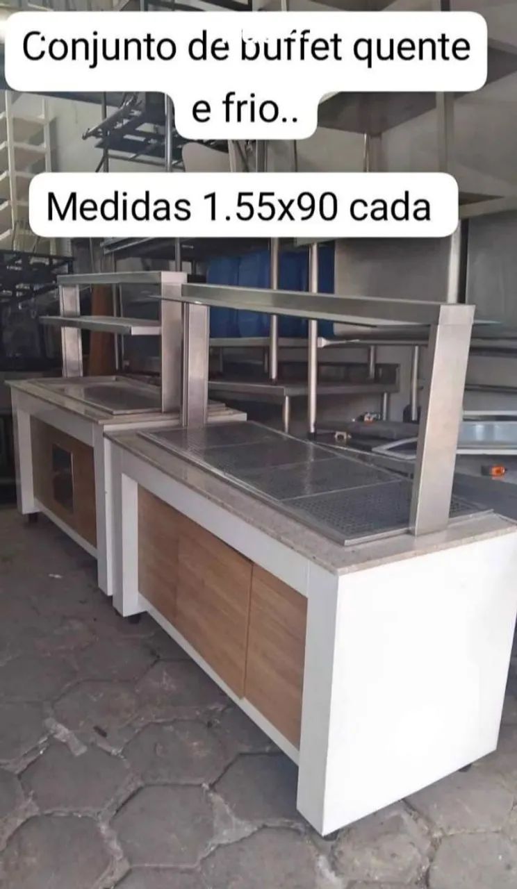 Buffet self service pista fria e quente 