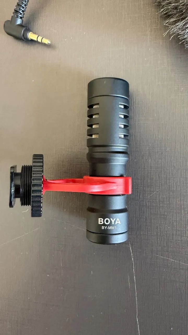 Microfone Condensador Apontador Cardióide BYMM1 Boya - Foto 2