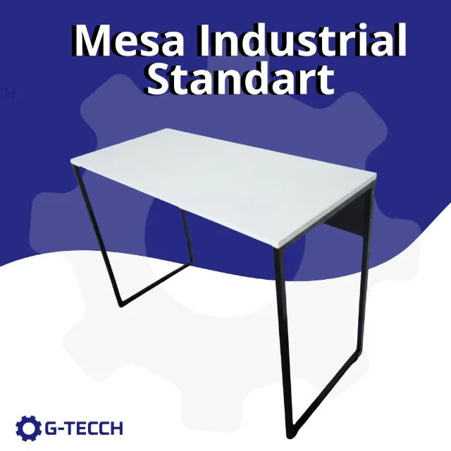 Escrivaninha 1m NOVA Mesa de Escritório Industrial Multiuso para Notebook Computador Birô