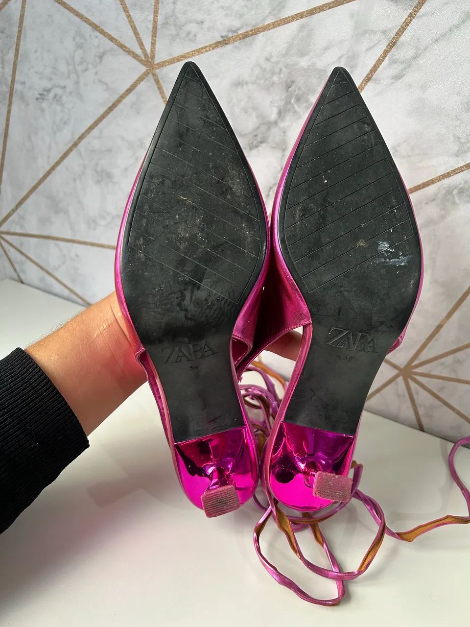 Sapato Zara Pink - Foto 4