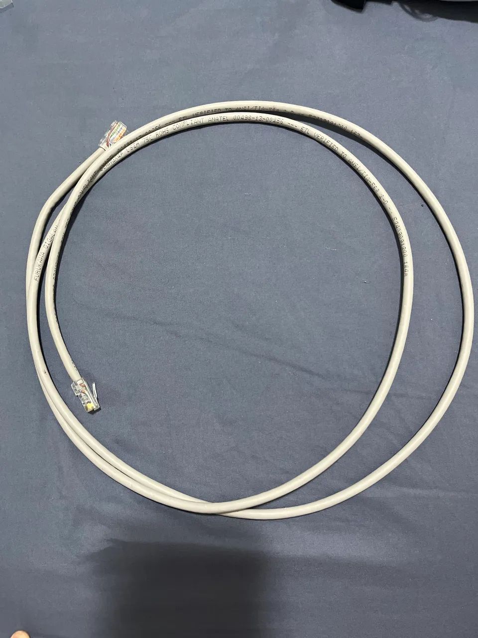 Patch Cord Cat6 2 Metros Furukawa Gigalan Rede - Foto 2