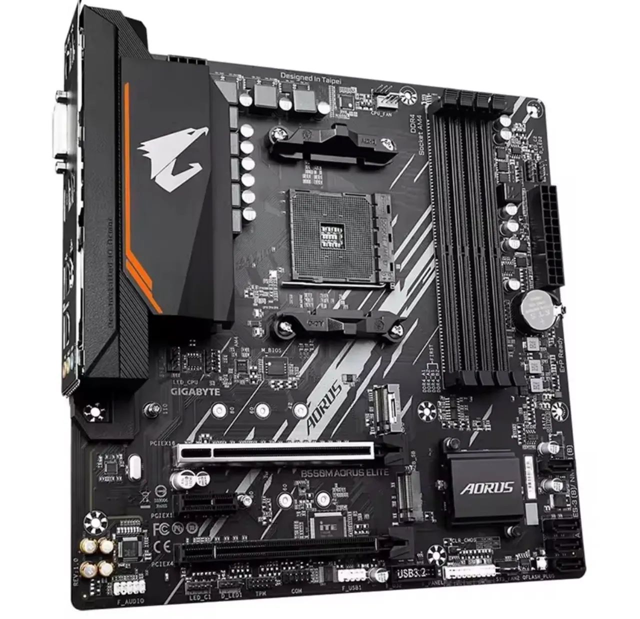 Placa Mãe Gigabyte B550M AORUS Elite - Nova