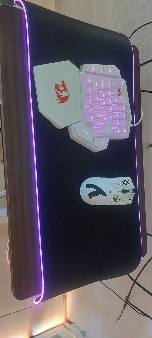 KIT MK, MOUSE,TECLADO E MOUSE PAD,USADO APENAS DUAS VEZES  - Foto 2