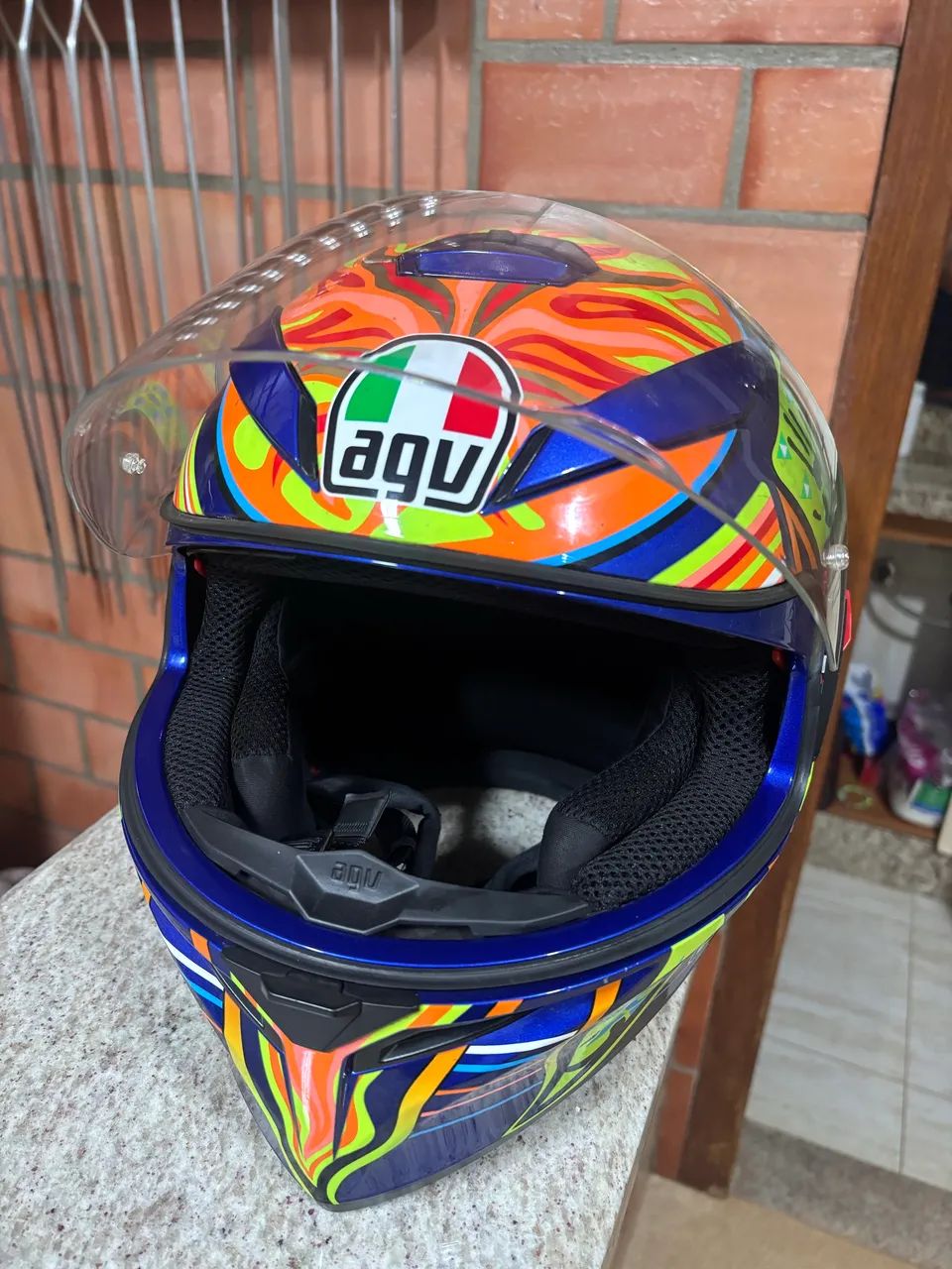 Capacete AGV K3 five continents - Foto 5