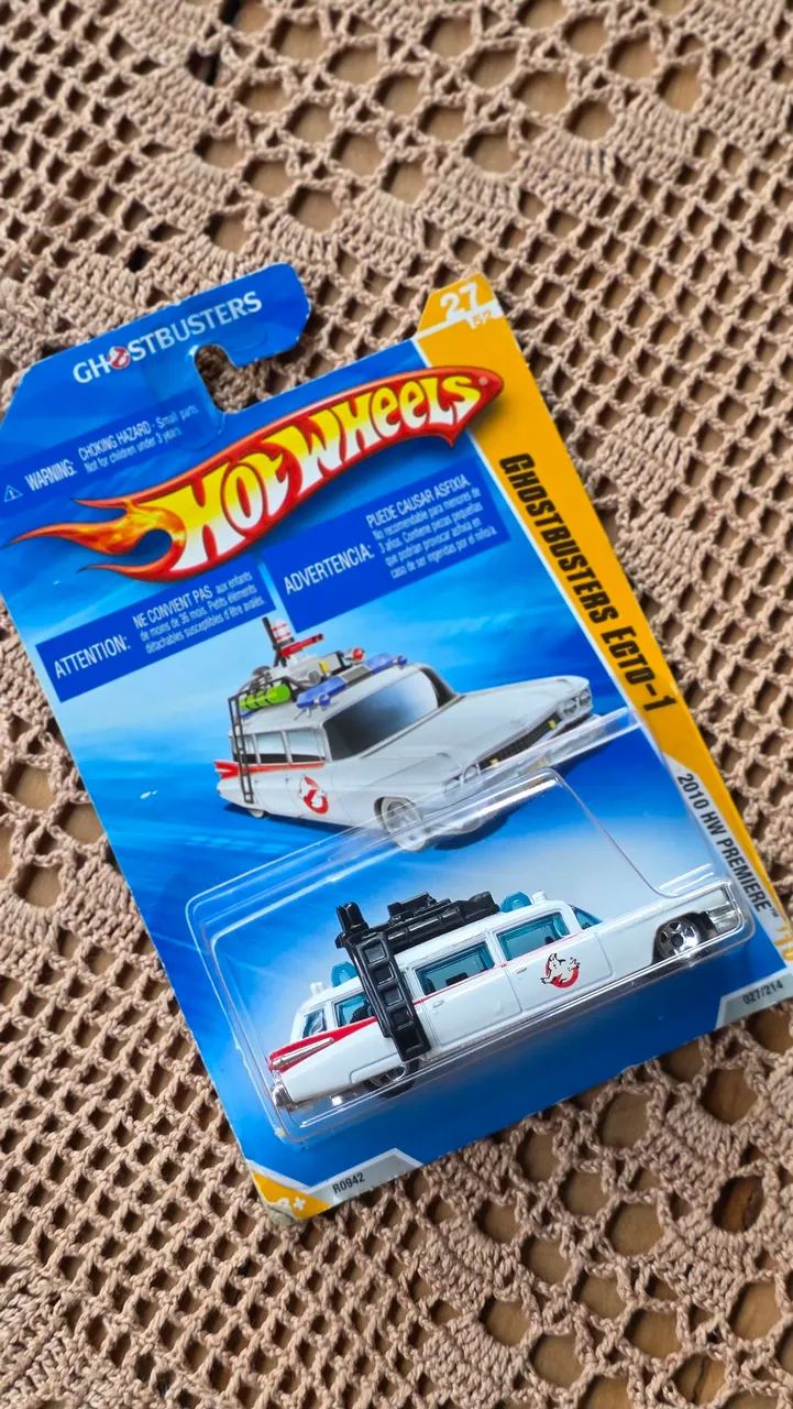 Hot Wheels Ghostbusters Ecto-1 (First Edition 2010) - A Joia da Linha HW Premiere!