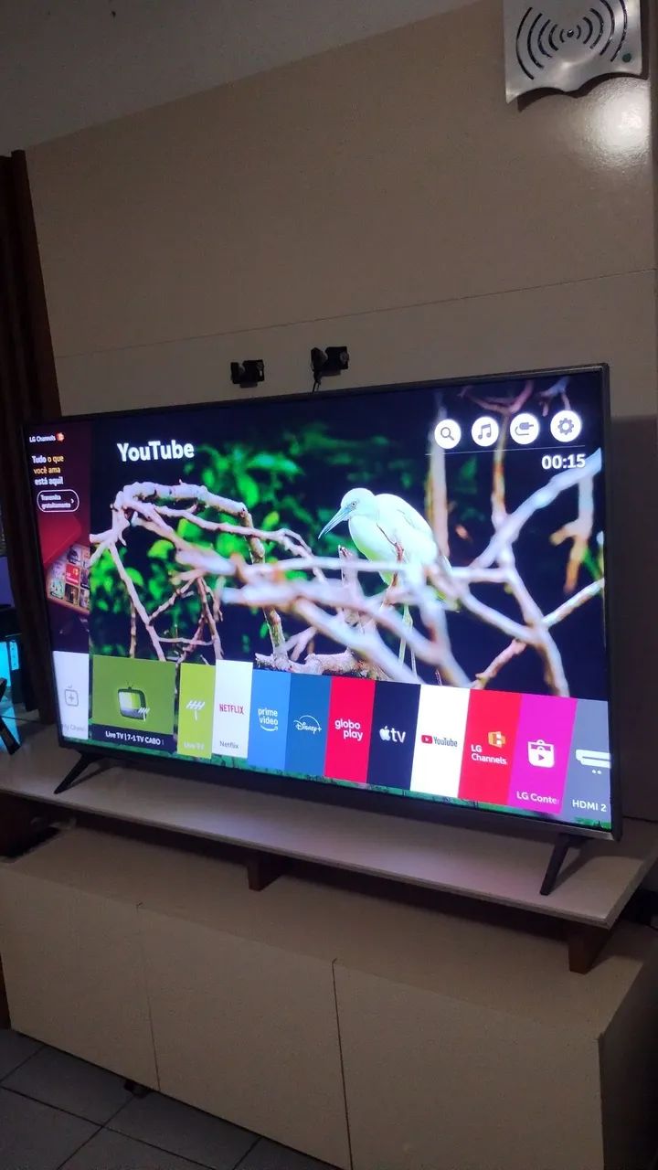 Smartv 55 polegadas 4k LG todos os aplicativos 