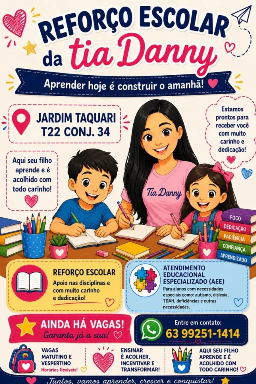 Reforço escolar Tia Danny. - Foto 3
