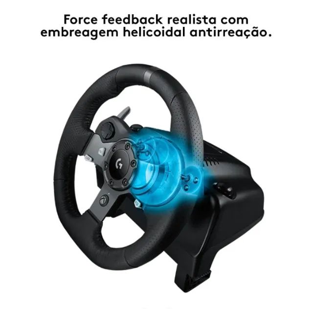 Volante Logitech G920 Driving Force para Xbox Series X|S, Xbox One e PC - Foto 3