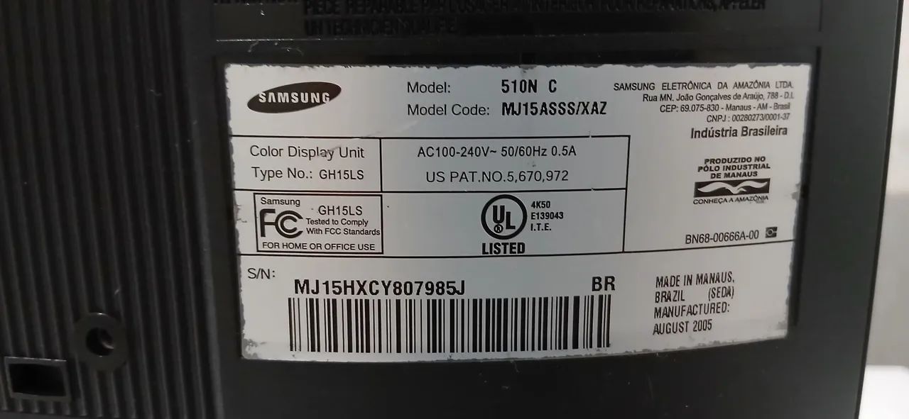 Monitor Sansung SyncMaster 510N  - Foto 4