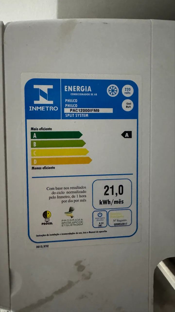 Ar-condicionado Philco Inverter 12.000 BTU - Foto 2