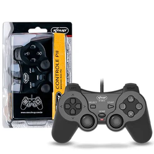 Controle Play 2 Com Fio Knup *PS2* - Foto 2