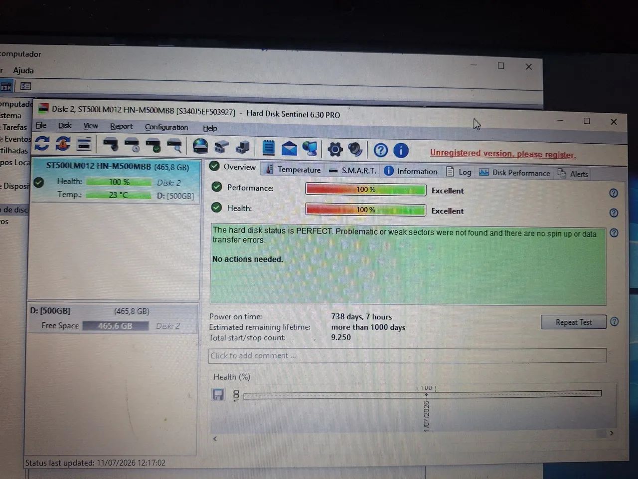 HD 500GB Notebook Samsung  - Foto 3