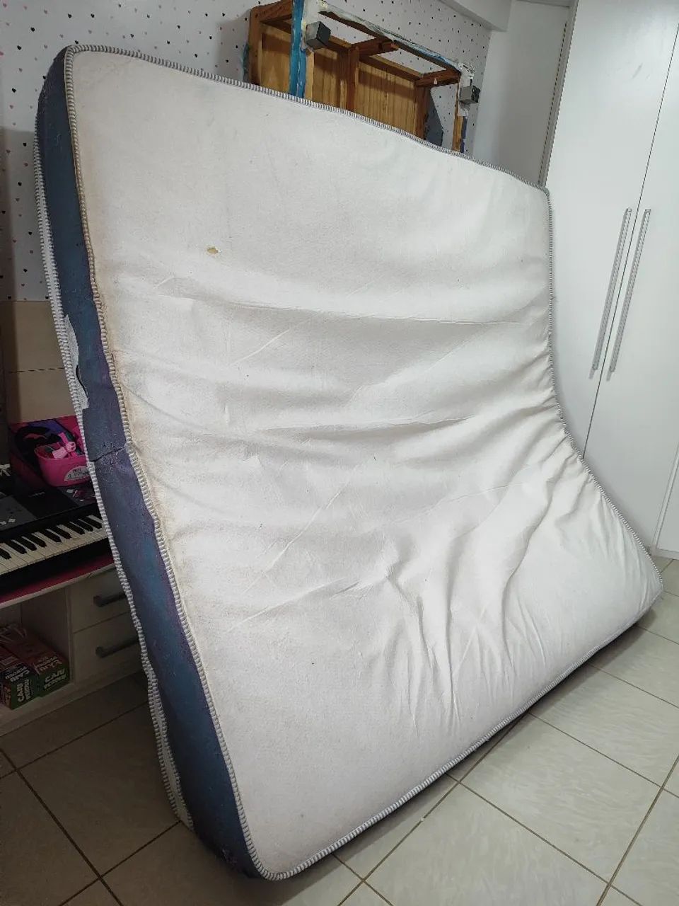 Cama King Size Molas ensacadas Modelo Posturetech Plumatex Colchões 