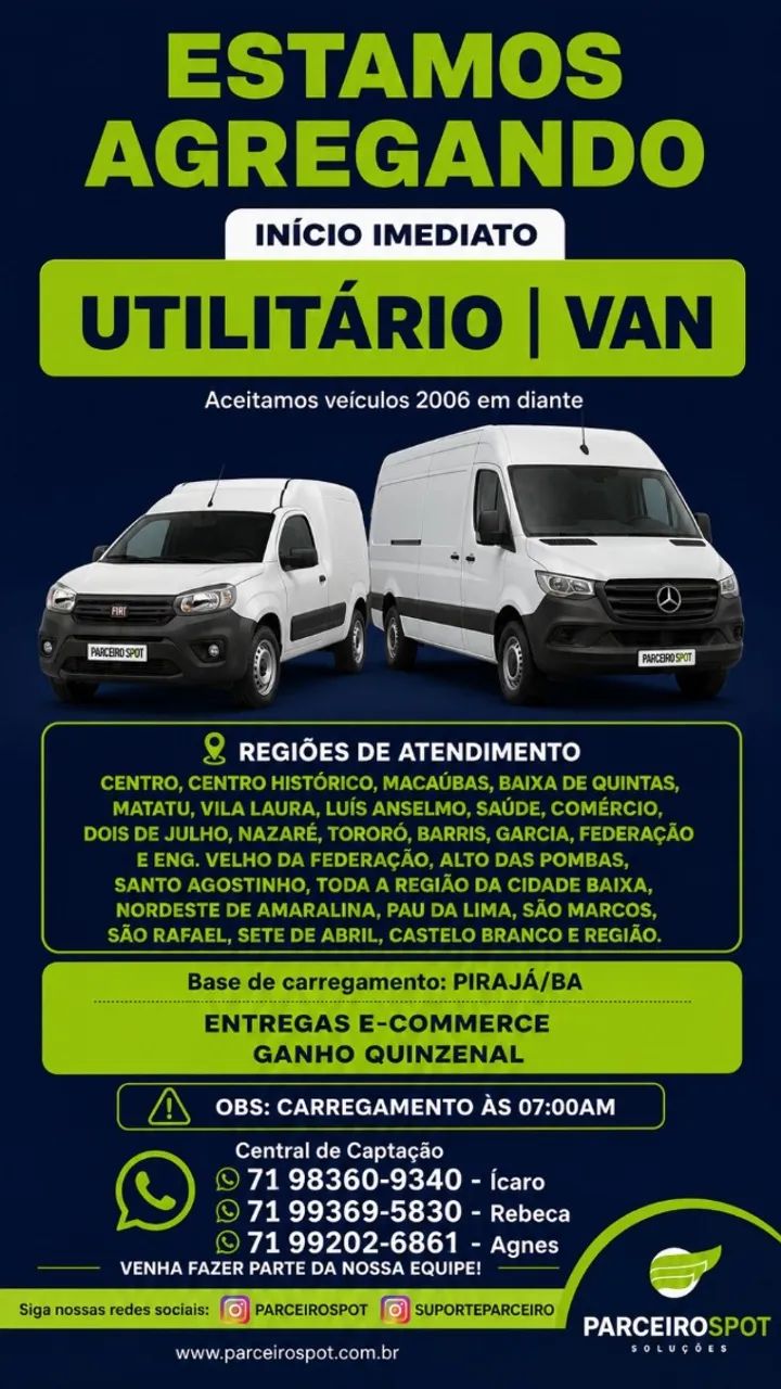 AGREGA-SE MOTORISTA